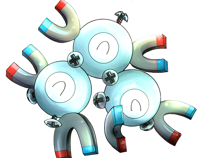 magneton rarecoil pokemon pkm jeu anime type electrik acier 1g kanto magnetique