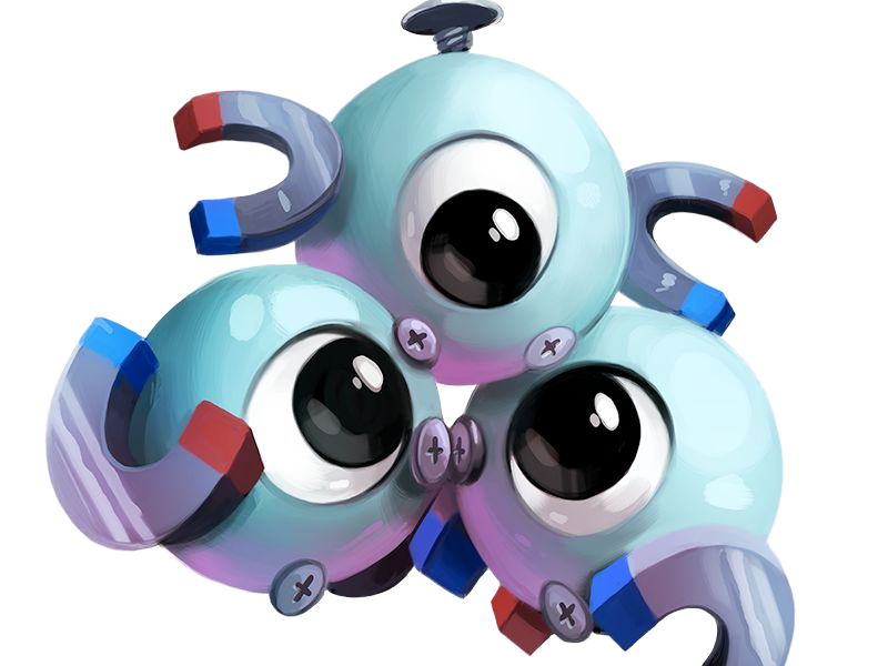 magneton rarecoil pokemon pkm jeu anime type electrik acier 1g kanto magnetique