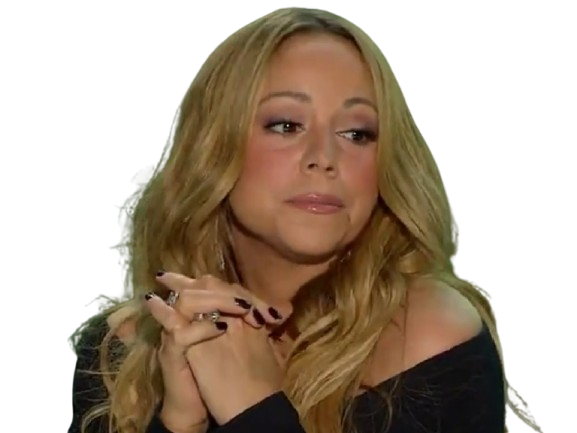 mariah carey diva american idol cute pensif mains jointes triste reflechi