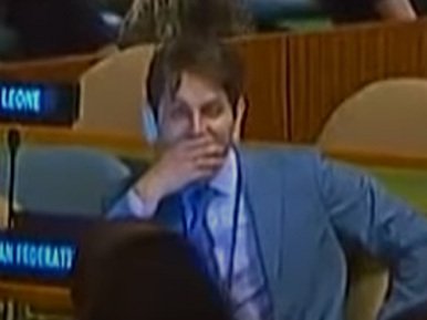 main rire rigole diplomate onu netanyahu bide chokbar aya issou rit paz finito terminado