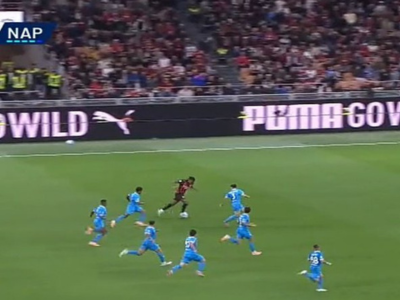 rafael leao ac milan naples napoli repli defensif serie a