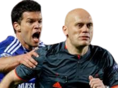 michael ballack arbitre ovrebo scandale arbitral vol chelsea barca barcelone