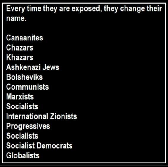 canaanites chazars khazars jews marxist socialits globalists