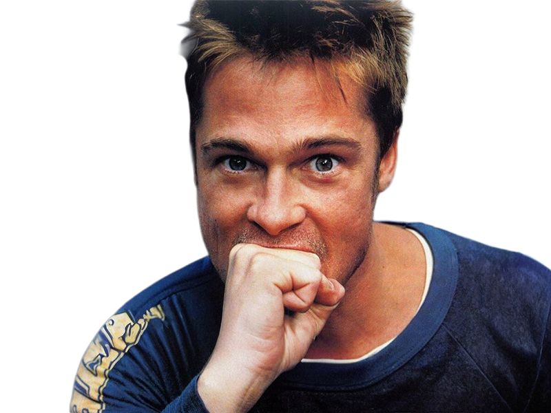 tyler durden fightclub film 1999 americain thriller brad pitt homme acteur cheveuxblonds yeuxbleus trentenaire trentaine