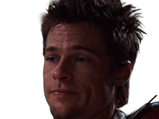 tyler durden fightclub film 1999 americain thriller brad pitt homme acteur cheveuxblonds yeuxbleus trentenaire trentaine