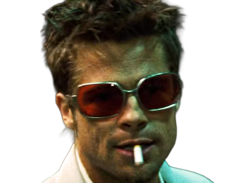 tyler durden fightclub film 1999 americain thriller brad pitt homme acteur cheveuxblonds yeuxbleus trentenaire trentaine