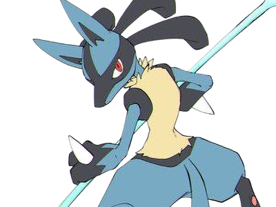 lucario pokemon pkm jeu anime type combat acier 4g sinnoh aura emanation