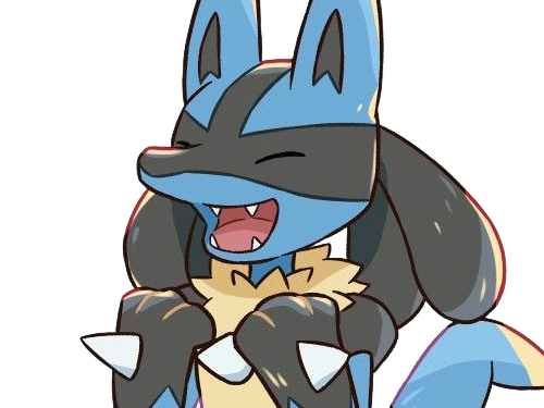 lucario pokemon pkm jeu anime type combat acier 4g sinnoh aura emanation