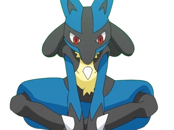 Sticker lucario pokemon pkm jeu anime type combat acier 4g sinnoh aura emanation par Dark-63