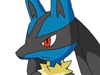 Sticker lucario pokemon pkm jeu anime type combat acier 4g sinnoh aura emanation par Dark-63