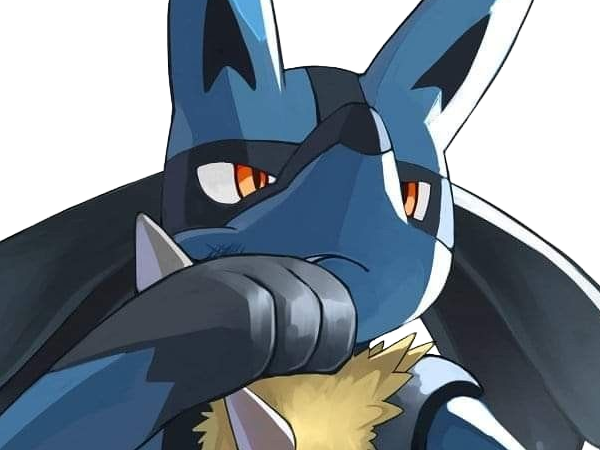 lucario pokemon pkm jeu anime type combat acier 4g sinnoh aura emanation