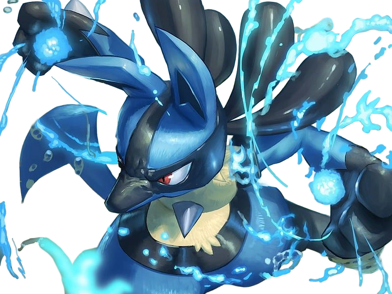 lucario pokemon pkm jeu anime type combat acier 4g sinnoh aura emanation