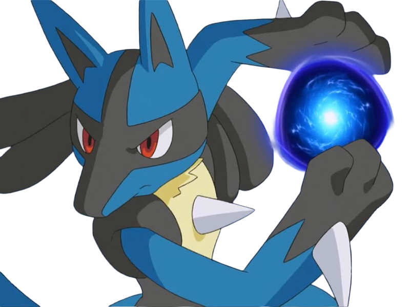 lucario pokemon pkm jeu anime type combat acier 4g sinnoh aura emanation
