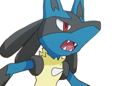 lucario pokemon pkm jeu anime type combat acier 4g sinnoh aura emanation