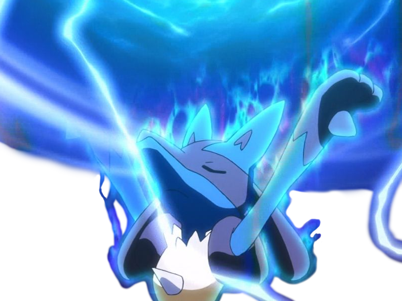 lucario pokemon pkm jeu anime type combat acier 4g sinnoh aura emanation
