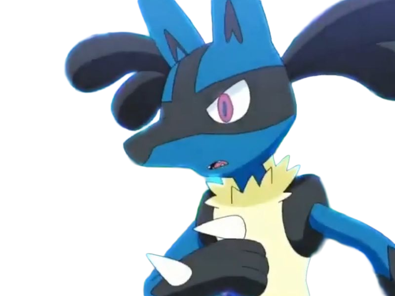 lucario pokemon pkm jeu anime type combat acier 4g sinnoh aura emanation