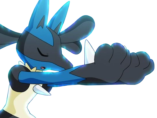 lucario pokemon pkm jeu anime type combat acier 4g sinnoh aura emanation