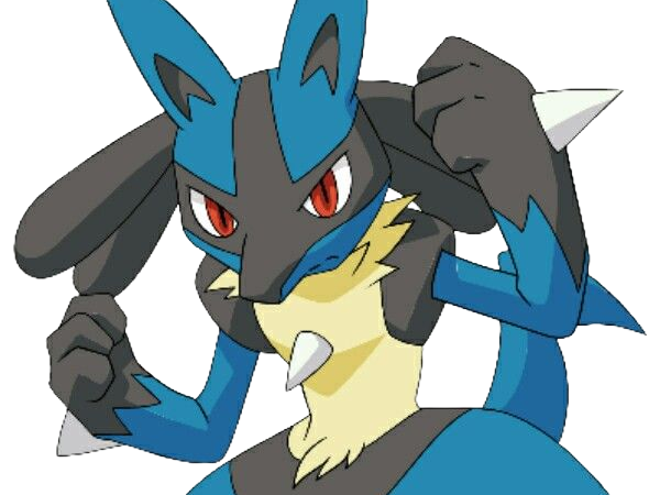 Sticker lucario pokemon pkm jeu anime type combat acier 4g sinnoh aura emanation par Dark-63