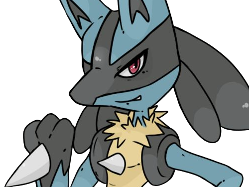 lucario pokemon pkm jeu anime type combat acier 4g sinnoh aura emanation
