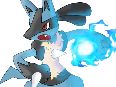 lucario pokemon pkm jeu anime type combat acier 4g sinnoh aura emanation