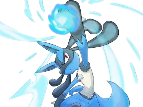 lucario pokemon pkm jeu anime type combat acier 4g sinnoh aura emanation