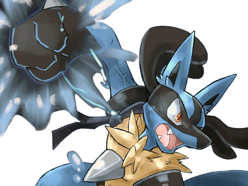 lucario pokemon pkm jeu anime type combat acier 4g sinnoh aura emanation