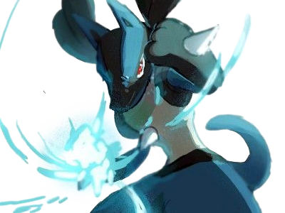 lucario pokemon pkm jeu anime type combat acier 4g sinnoh aura emanation