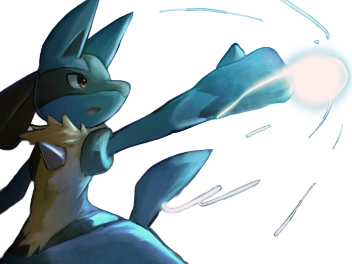 lucario pokemon pkm jeu anime type combat acier 4g sinnoh aura emanation