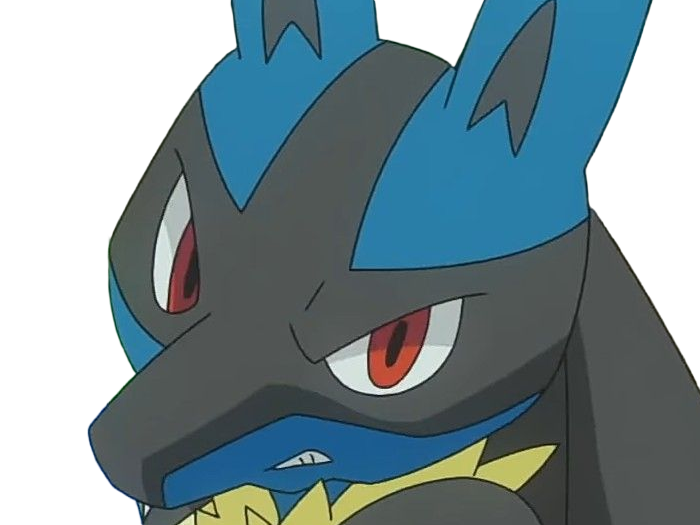 lucario pokemon pkm jeu anime type combat acier 4g sinnoh aura emanation