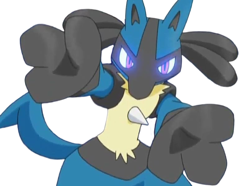 lucario pokemon pkm jeu anime type combat acier 4g sinnoh aura emanation