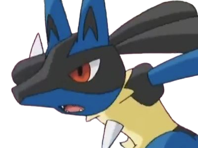 lucario pokemon pkm jeu anime type combat acier 4g sinnoh aura emanation