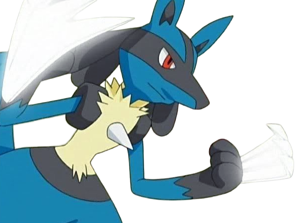 lucario pokemon pkm jeu anime type combat acier 4g sinnoh aura emanation