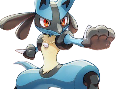 lucario pokemon pkm jeu anime type combat acier 4g sinnoh aura emanation