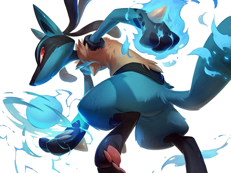 lucario pokemon pkm jeu anime type combat acier 4g sinnoh aura emanation