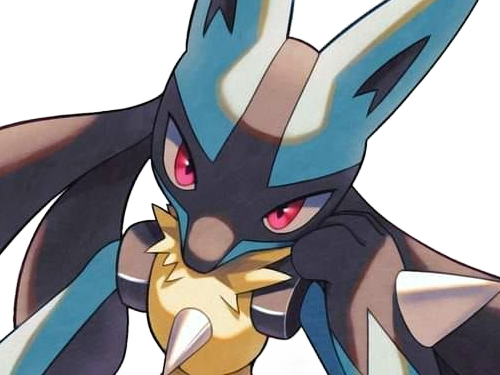 lucario pokemon pkm jeu anime type combat acier 4g sinnoh aura emanation