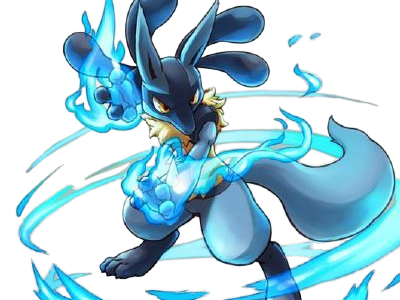 lucario pokemon pkm jeu anime type combat acier 4g sinnoh aura emanation