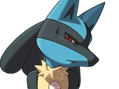 lucario pokemon pkm jeu anime type combat acier 4g sinnoh aura emanation