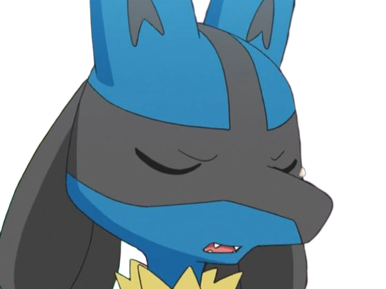 Sticker lucario pokemon pkm jeu anime type combat acier 4g sinnoh aura emanation par Dark-63