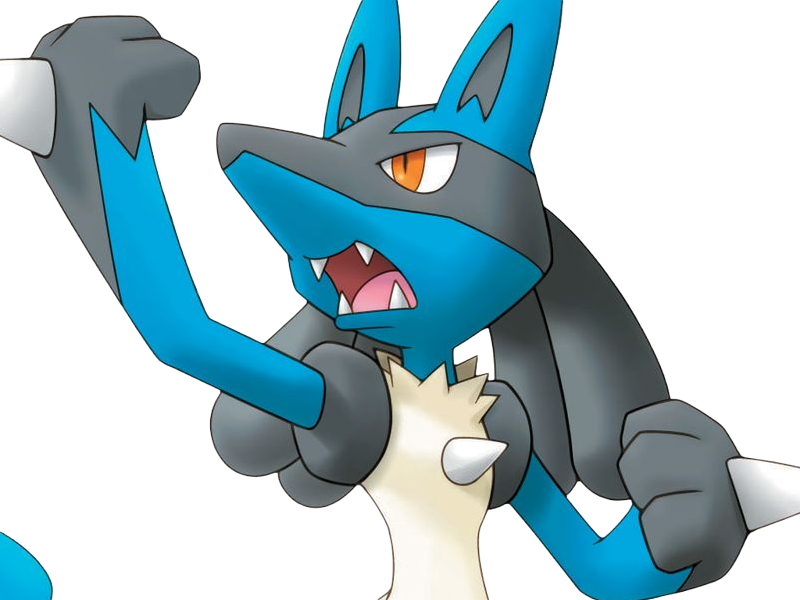 lucario pokemon pkm jeu anime type combat acier 4g sinnoh aura emanation