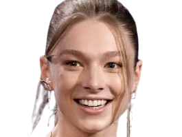 hunter schafer blonde femme mannequin actrice americaine vingtaine attaches homme nohomo