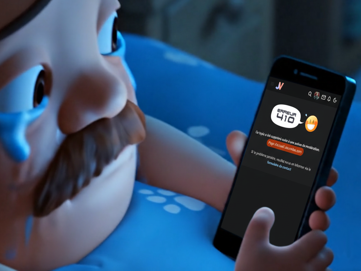 risitas topic 410 censure supprimer delete pleure triste rage frustration 18-25 forum portable