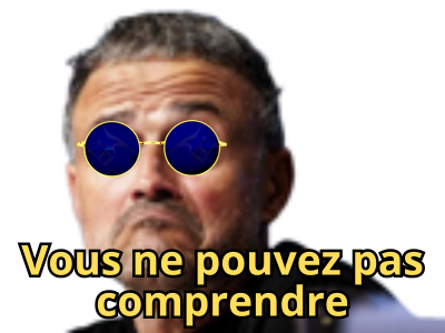 luis enrique vous ne pouvez pas comprendre redpill lunettes bleues journaliste journalistes journalope journalopes