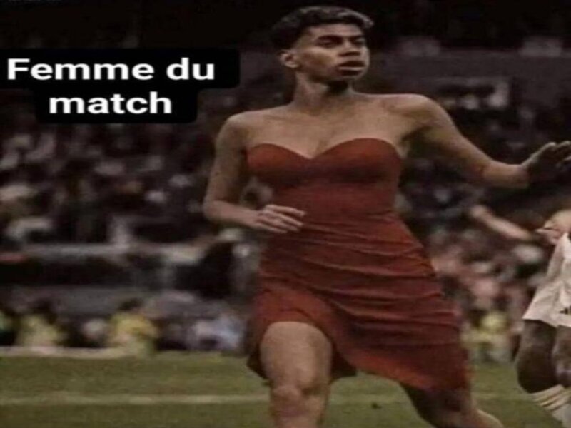 lamine yamal calma calme celebration femme du match robe