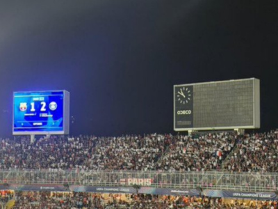 supporters parisiens psg paris saint germain on est nous barca barcelone clim climatise 2-1 1-2