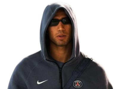 achraf hakimi lunettes de soleil sweat a capuche psg paris saint germain