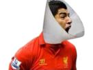 luis-suarez-liverpool-museliere-collerette-veterinaire-cone