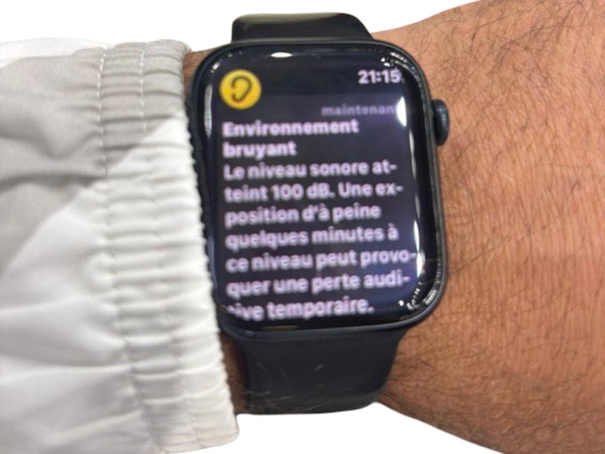 decibel decibels db apple watch applewatch montre connectee smartwatch smart bruyant bruit son assourdissant