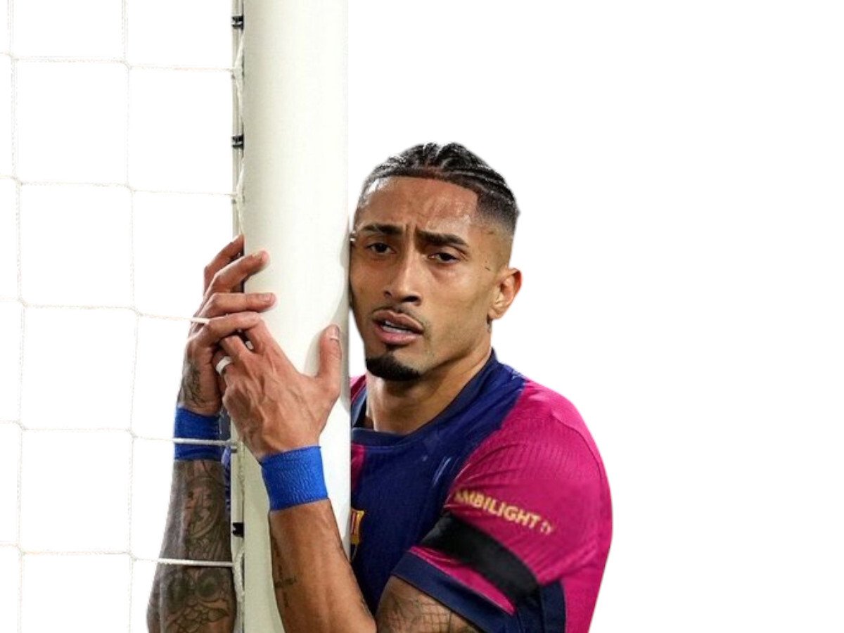 raphinha depite seum triste poteau poteaux deg fcb fc barcelone barca