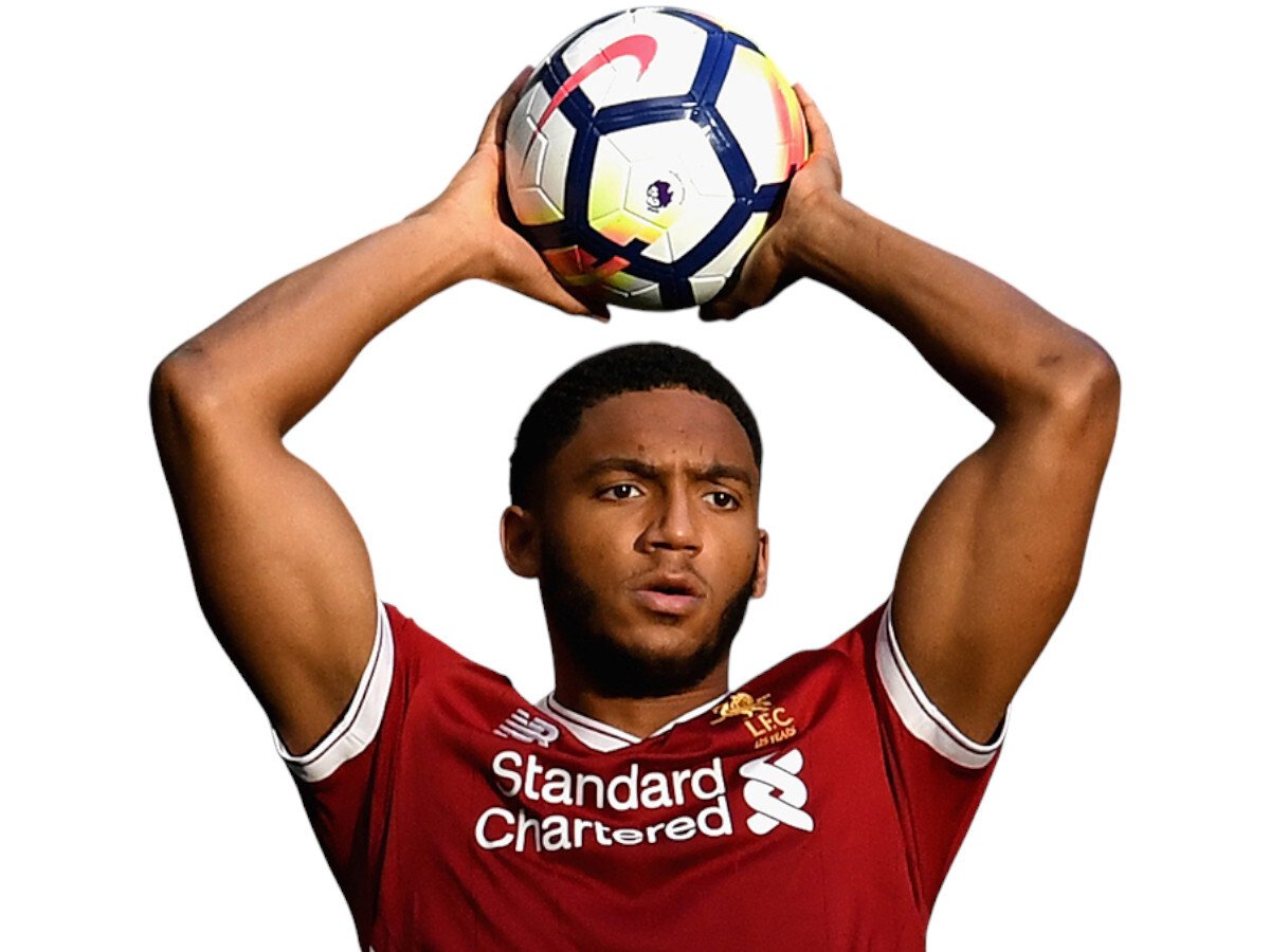 joe gomez liverpool touche ballon