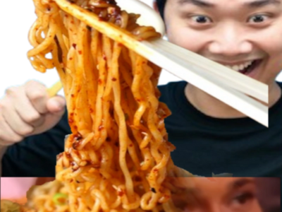 nouille nouilles chinoises asiat asiatique baguettes lamine yamal ceremonie ballon dor or cheveux haut bo